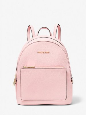 Michael Kors Adina Medium Pebbled Leder Rucksack Damen Rosa | 287649-YWF