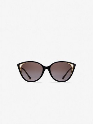 Michael Kors Alexandria Sonnenbrille Damen Schwarz | 107869-ZJC