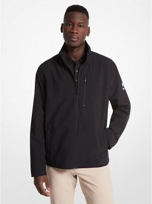 Michael Kors Golf Woven Jacke Herren Schwarz | 813029-AJV