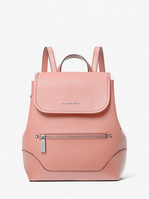 Michael Kors Harrison Medium Saffiano Leder Rucksack Damen Rosa | 175263-YZI