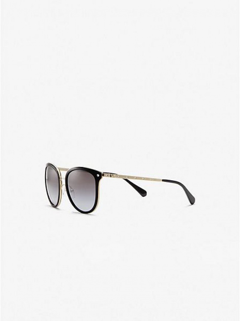 Michael Kors Adrianna Bright Sonnenbrille Damen Schwarz | 208534-GXJ