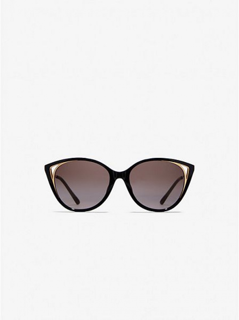 Michael Kors Alexandria Sonnenbrille Damen Schwarz | 107869-ZJC