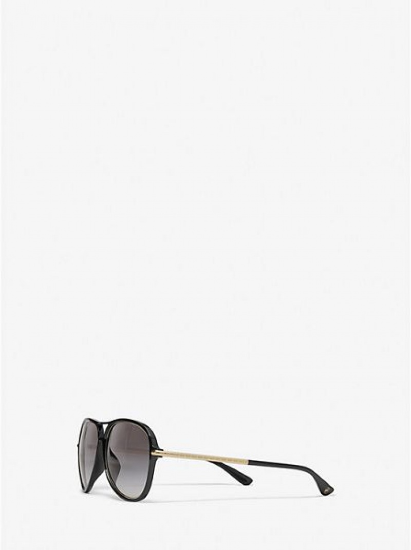 Michael Kors Breckenridge Sonnenbrille Damen Schwarz | 362071-LRZ