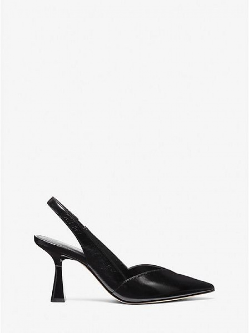 Michael Kors Chelsea Leder Pumps Damen Schwarz | 658203-EFA