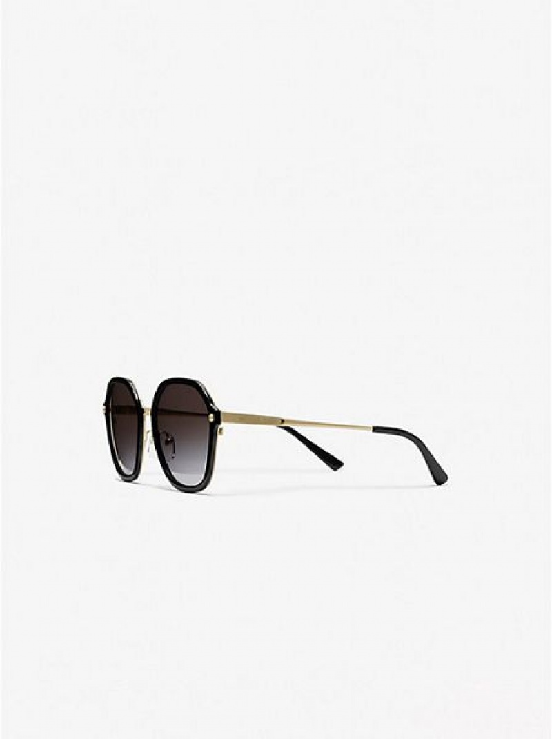 Michael Kors Seoul Sonnenbrille Damen Schwarz | 659041-WXN