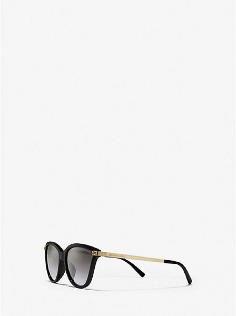 Michael Kors Tulum Sonnenbrille Damen Schwarz | 952801-SBY