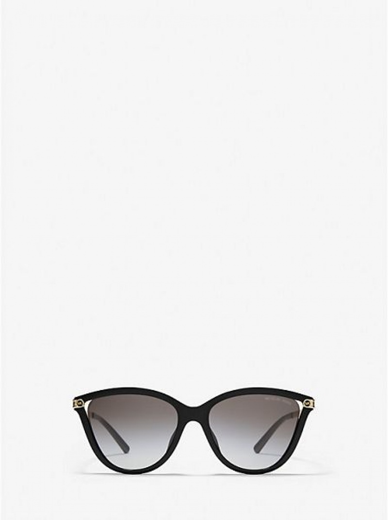 Michael Kors Tulum Sonnenbrille Damen Schwarz | 952801-SBY